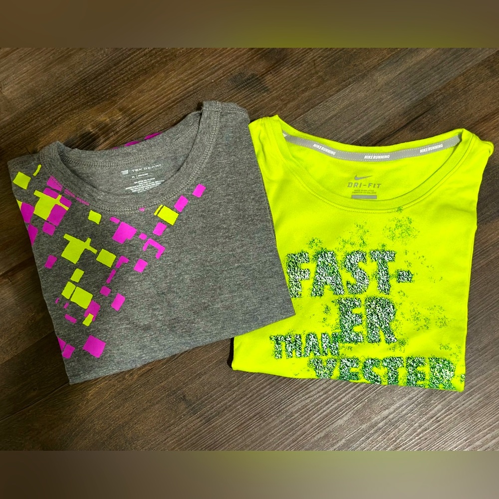 2 Running Shirts-Nike & Tek Gear